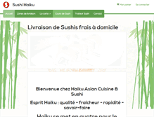 Tablet Screenshot of haiku-lausanne.ch